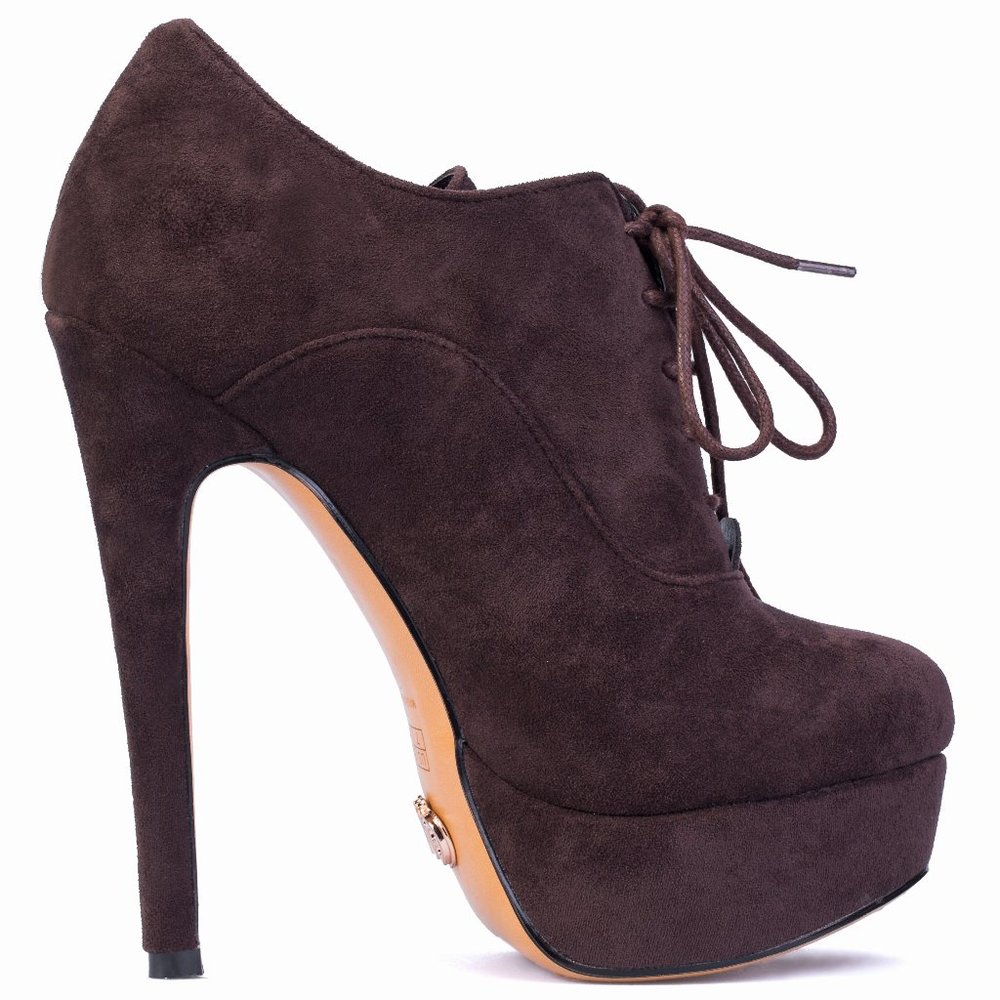 Petit Cadeau Oxford - Charming lace up ankle boot with 6" Heels & 1.5" Platform